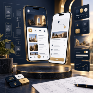 تصميم واجهة تطبيق UI/UX